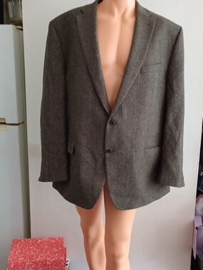 Ralph Lauren Olive Brown Tweed Sport Coat